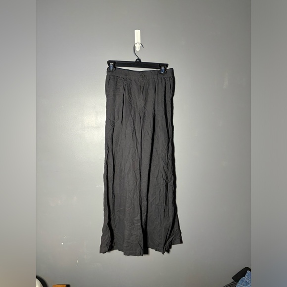 Aerie Pool To Party Wide Leg Linen Blend Trousers Size XS - Picture 3 of 7
